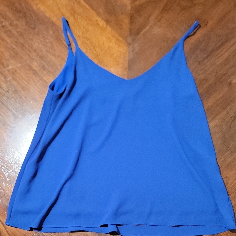 Veronica M Blue Women's Spaghetti Strap Size M EUC